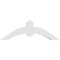 Ekena Millwork Archdale Architectural Grade PVC Gable Bracket, 36"W x 12"H x 4"D x 4"F, 8/12 Pitch GBP036X12X0404ARC00 - alternate 5